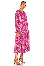 view 2 of 5 Feeling Groovy Maxi Foil Dress in Hot Pink Combo