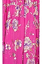 view 5 of 5 Feeling Groovy Maxi Foil Dress in Hot Pink Combo