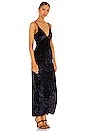 view 2 of 3 Low Key Crushin Velvet Dress in Rare Night