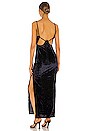 view 3 of 3 Low Key Crushin Velvet Dress in Rare Night