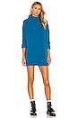 view 1 of 3 Ottoman Slouchy Tunic Sweater Dress in Tropical Bay