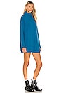 view 2 of 3 Ottoman Slouchy Tunic Sweater Dress in Tropical Bay