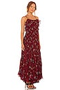 view 2 of 3 Cloud Nine Maxi Dress in Berry Combo