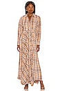 view 2 of 4 Sadie Plaid Maxi Dress in Natural Combo