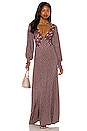 view 1 of 3 Love Story Maxi Dress in Raisin Combo
