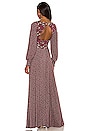 view 3 of 3 Love Story Maxi Dress in Raisin Combo