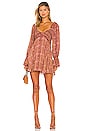 view 1 of 3 VESTIDO JACKIE in Rust Combo