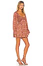 view 2 of 3 VESTIDO JACKIE in Rust Combo