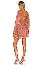 view 3 of 3 VESTIDO JACKIE in Rust Combo