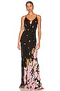 view 1 of 3 Get To You Printed Maxi in Black Combo