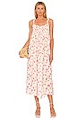 view 1 of 3 FREE PEOPLE AZURE 미디 원피스 in Lilac & Ecru