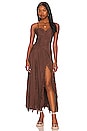 view 1 of 3 x REVOLVE Fleur Maxi Dress in Chocolate