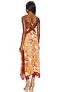 view 3 of 4 Right Now Midi Slip in Amber Combo