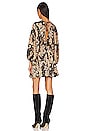 view 3 of 3 Printed Arzel Mini Dress in Black Combo