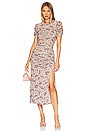 view 1 of 3 Briella Midi Dress in Tea Combo