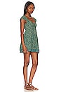 view 2 of 3 ROBE COURTE FREE PEOPLE TABITHA in Teal Combo