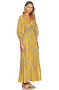 view 2 of 3 Golden Hour Maxi Dress in Eqyptian Palm Combo
