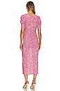 view 3 of 3 Briella Midi Dress in Hot Pink Combo
