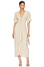 view 1 of 3 ROBE MI-LONGUE FREE PEOPLE VINTAGE SUMMER in Stone Cold