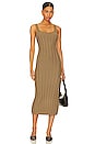 view 1 of 3 Santos Sweater Midi Dress in Olive Stone