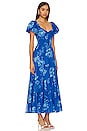view 2 of 3 Short Sleeve Sundrenched Maxi Dress In Sapphire Combo in Sapphire Combo