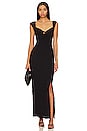 view 1 of 4 Eleni Bodycon Maxi Dress in Black