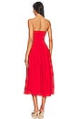 view 3 of 3 ROBE MI-LONGUE FREE PEOPLE ONDA in Red