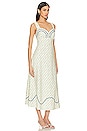 view 2 of 3 Sweet Hearts Midi Dress In Ivory Combo in Ivory Combo