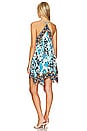 view 3 of 3 x Intimately FP Bali Seashell Scarf Print Mini Dress In Whispers Combo in Whispers Combo