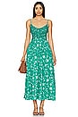 view 1 of 3 Sweet Nothings Midi Dress In Forest Combo in Forest Combo