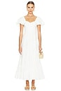 view 1 of 3 Short Sleeve Sundrenched Maxi Dress in Whisper White