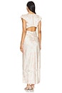 view 3 of 3 VESTIDO FREE PEOPLE BUTTERFLY BABE in Cream Combo