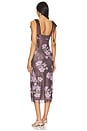 view 3 of 3 x Intimately FP Printed Got Slam Slip Dress in Chocolate Combo