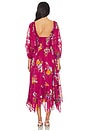 view 4 of 4 ROBE MAXI FREE PEOPLE MORNING GLORY in Earth Red Combo