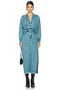 view 2 of 4 Mad Love Denim Midi Dress in Skyfall