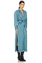 view 3 of 4 Mad Love Denim Midi Dress in Skyfall