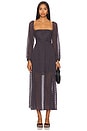 view 1 of 4 ROBE MAXI FREE PEOPLE MALINA in Dark Scales