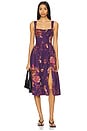 view 1 of 3 Laters Baby Midi Dress in Grape Combo