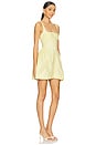 view 2 of 3 Astrid Oxford Mini Dress in Banana Cream