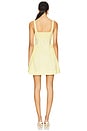 view 3 of 3 Astrid Oxford Mini Dress in Banana Cream