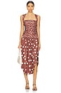 view 2 of 4 Raylon Midi Dress in Chocolate Combo