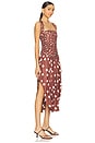 view 3 of 4 Raylon Midi Dress in Chocolate Combo
