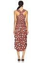 view 4 of 4 Raylon Midi Dress in Chocolate Combo
