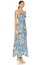 view 2 of 3 Heat Wave Printed Maxi Dress in Allure Blue Combo
