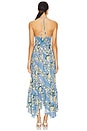view 3 of 3 Heat Wave Printed Maxi Dress in Allure Blue Combo
