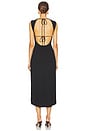 view 4 of 5 ПЛАТЬЕ МИДИ FREE PEOPLE EVENTIDE in Black Combo