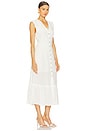 view 3 of 4 Desert Dazed Midi Dress in Clean Ivory
