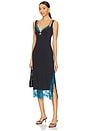 view 1 of 4 x Intimately FP Party Crasher Midi Slip Dress in Black Combo