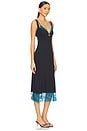 view 3 of 4 x Intimately FP Party Crasher Midi Slip Dress in Black Combo