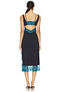 view 4 of 4 x Intimately FP Party Crasher Midi Slip Dress in Black Combo